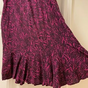 New Sag Harbor plus size women’s skirt sz 2x elastic waist and bottom ruffle